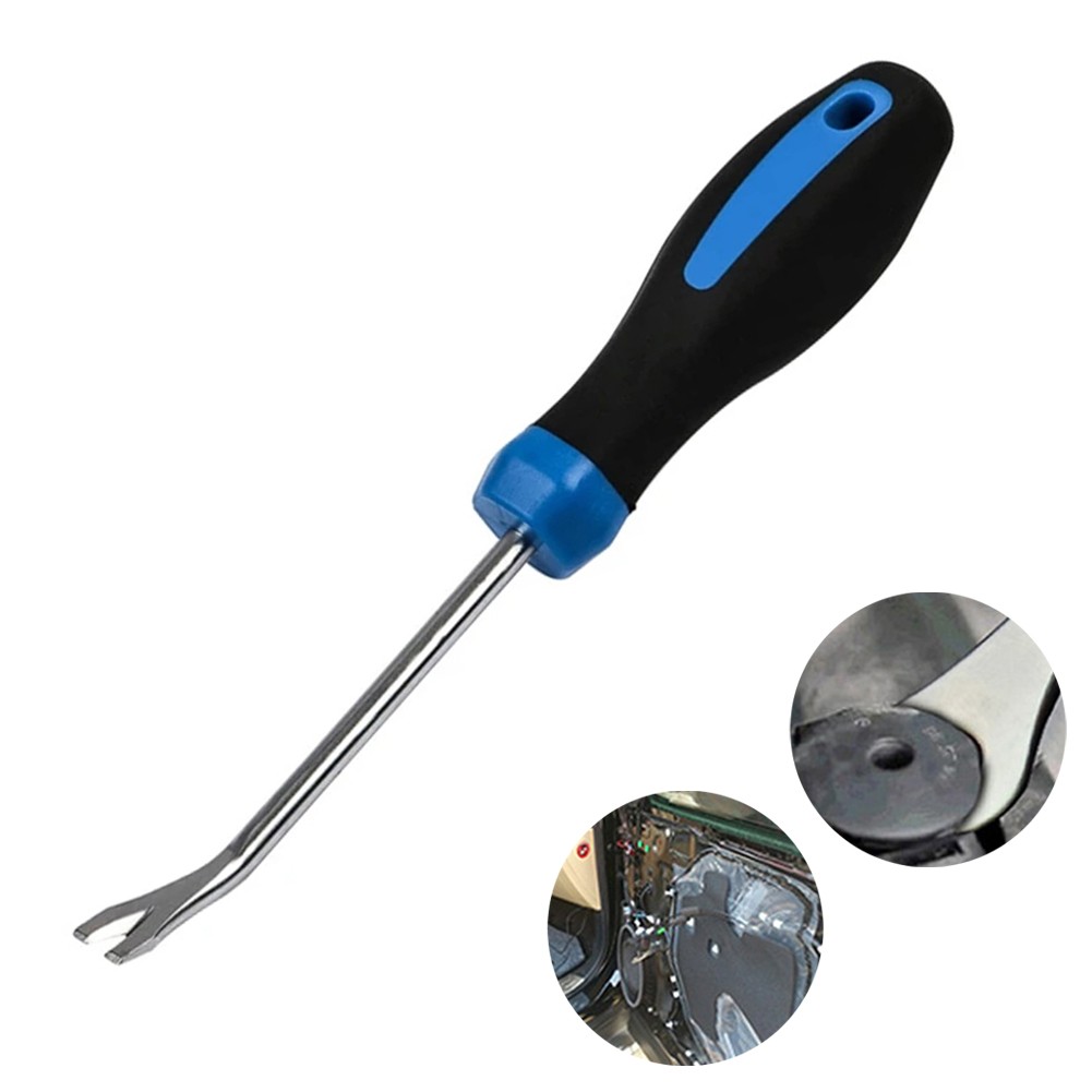 Nail Puller Remover Pry Bar Tool V Type Screwdriver Repair Tool Car Door Removal